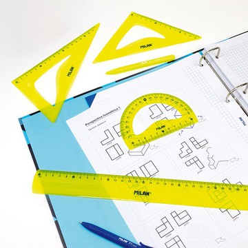 MILAN超Q彈防斷性學習量尺組合包_30CM(3色可選)