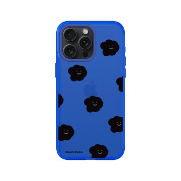 iPhone 15 Pro Max Clear 激光藍 - Square Studio 方坊 - 飄浮 Emo