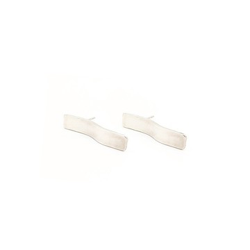 Flow - 流 窄版耳環(素面) Flow Narrow earring (plain)