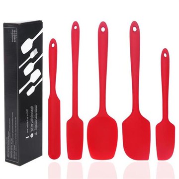 硅膠刮刀套裝耐高溫蛋糕奶油抹刀食品級鏟刀攪拌刀刮板烘焙小工具