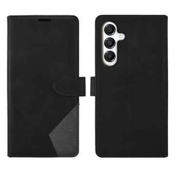 Metal-Slim Samsung Galaxy A16 5G 時尚撞色前扣磁吸內層卡夾雙料皮套