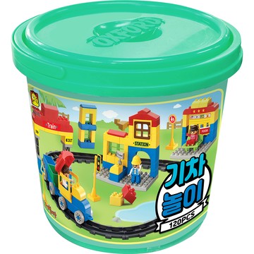 牛津 No.1 積木火車遊戲組  1個  多色