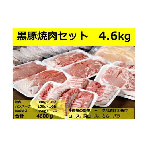 ふるさと納税 北海道 池田町 北海道　黒豚焼肉Bセット2.4kg・ハンバーグ10個・味噌漬け