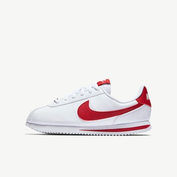Nike Cortez Basic SL GS [904764-101] 大童 休閒鞋 經典 復古 阿甘鞋 白 紅