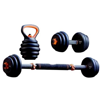 MICHAEL FITNESS 麥克健身 6合1可調節啞鈴 壺鈴把手 + 壺鈴底座 + 基礎啞鈴套組 15kg  單一商品  單一顏色