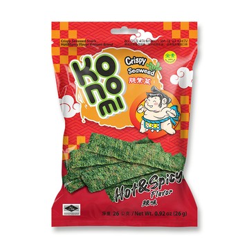KONOMI相撲手脆紫菜26g-辣味