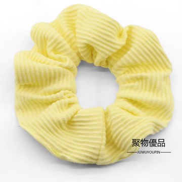 白色碎花豬大腸發圈法式復古扎頭發頭繩發繩【聚物優品】