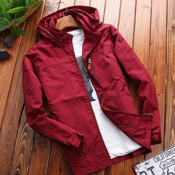 JPDUN旗艦店外套男裝春秋裝防雨衣短款薄沖鋒衣中年戰術夾克衛衣