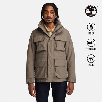 Timberland 男款咖啡色防水3合1外套|A5MBPBK0