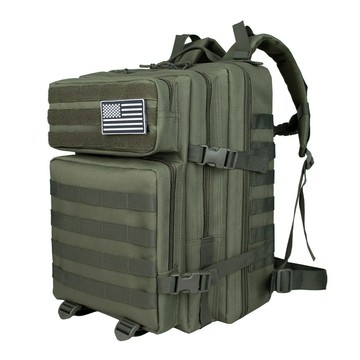 亞馬遜迷彩軍包男士大容量戰術背包野外露營運動登山雙肩包定制鑫弘-戶外運動