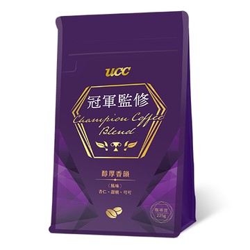 UCC冠軍監修醇香果調咖啡豆 225g