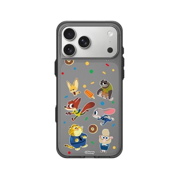 iPhone 17 Pro Max Clear (相機按鈕) 酷墨灰 - Walt Disney Animation Studios - 動物方城市 - 角色集合