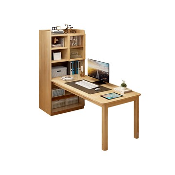 【HappyLife】實木連櫃書桌櫃門款 120公分 Y12093寶馬灰