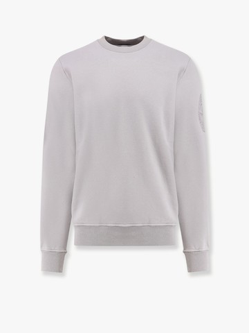 Cotton sweatshirt with logo embroidery - STONE ISLAND - gender_Man