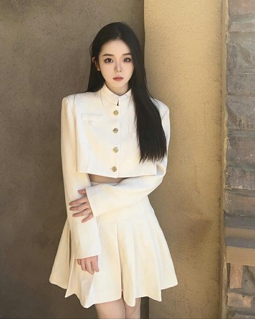 日系學院風氣質露臍短款西裝外套秋冬高腰jk制服百褶裙兩件套裝女