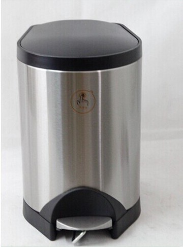 利好垃圾桶 時尚腳踏 高檔創意歐式 不銹鋼 靜音緩降防臭