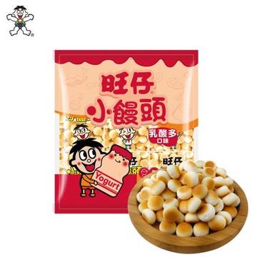 即期良品-旺旺 旺仔小饅頭-乳酸多口味 320g-有效期限2026/02/18