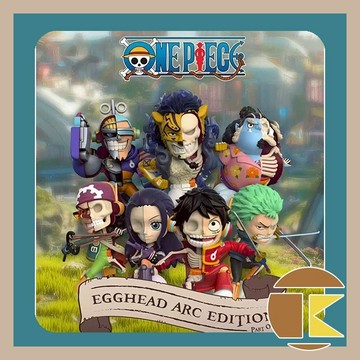 【9月預購】Mighty Jaxx 航海王蛋頭島篇 盲盒盒玩 公仔收藏推薦 魯夫索隆一中盒6入｜愛蛋客