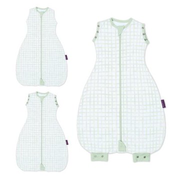 奇哥 ClevaSleep 純棉三合一懶人包巾-輕薄款(睡袋 防踢被 純棉包巾 新生兒包巾 多功能包巾)