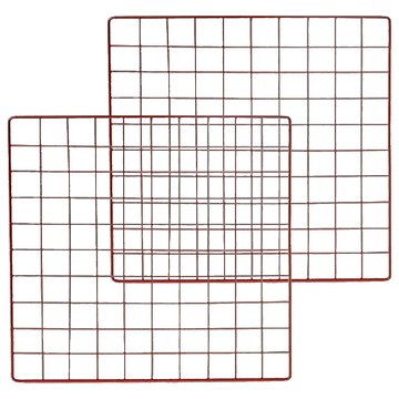 多用途網片置物架 40 x 40cm 紅色 2入組  1組