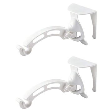 KM 櫥櫃門可掛式垃圾袋支架2件組 廚房收納神器  白色  1組