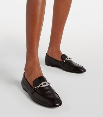 Roger Vivier Embellished leather loafers
