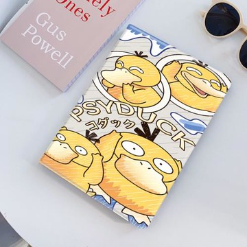 可達鴨適用ipad2022保護套10.2英寸新款ipad9帶筆槽殼2020pro11個性air4防摔mini6平板18全包air3第八代10.5