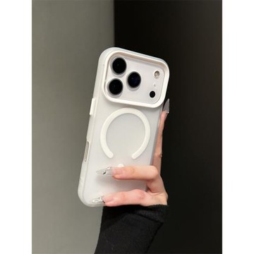 【冰透膚感磨砂】適用蘋果17promax磁吸手機殼新款iPhone17pro半透明16PM小眾高級感15簡約全包14防摔保護套