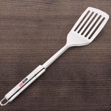 德藝廚房烹飪用具不銹鋼煎鏟漏鏟平鏟炒菜煎雞蛋餅鍋鏟子廚具用品1入