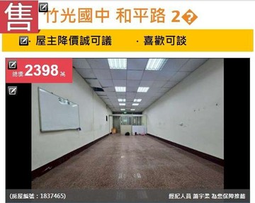 可談竹光國中和平路24米寬大道黃金住店釋出｜新竹市北區和平路