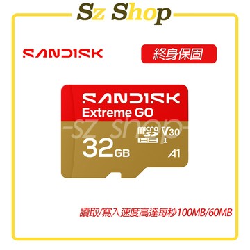 SanDisk Extreme microSDHC UHS-I(V30)(A2) 32G 記憶卡 永久保固 原廠公司貨