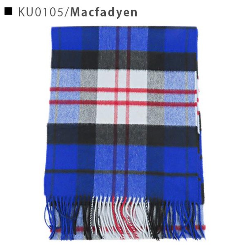 Johnstons-ジョンストンズ-』 WA57 Cashmere Tartans Scarf [190×35cm