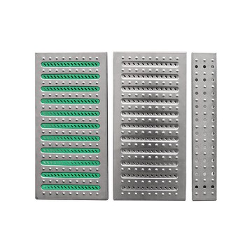 地溝蓋板 304不銹鋼廚房下水道地溝格柵蓋水溝排水溝蓋板雨水篦子防滑明溝 【CM8042】