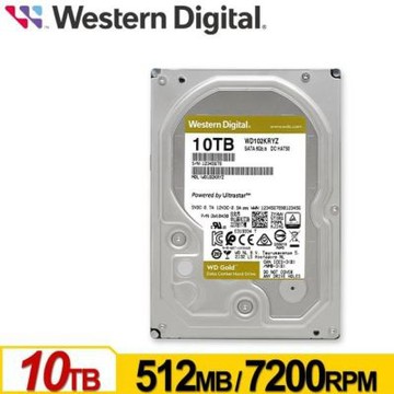 WD 金標 10TB 3.5吋企業級硬碟 WD103KRYZ