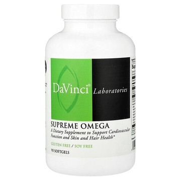 DaVinci Laboratories, Supreme Omega，90 粒軟膠囊