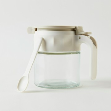 按壓彈蓋密封調味料盒 350ML WH NITORI宜得利家居