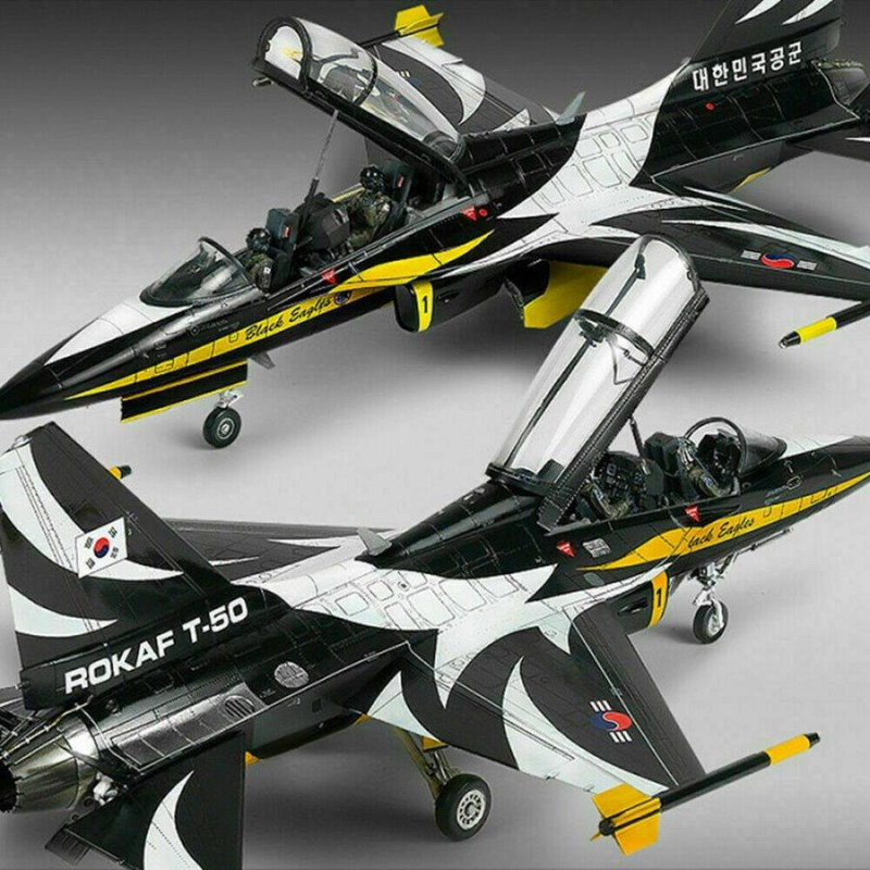 アカデミー 模型 Academy 12242 1/48 ROKAF T-50B Black Eagles