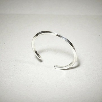 簡約扭轉 925銀手環 Concise —twist silver cuff Bracelet
