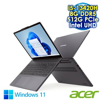 Lenovo IdeaPad SLIM 3i  15.3吋文書筆電 (WUXGA IPS/Intel i5-13420H/8G DDR5/512G PCIE SSD/WIN 11)