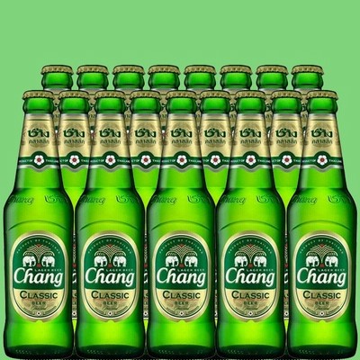 チャーン　ビール　クラシック　タイ　5度　320ml瓶(1ケース/24本入り)(瓶ビール)(3)○