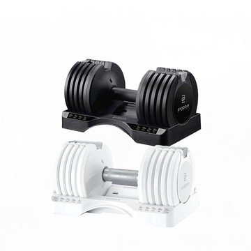 Pure Series 11.3kg(25LB) 5段重量 可調式啞鈴 經典黑(1支)