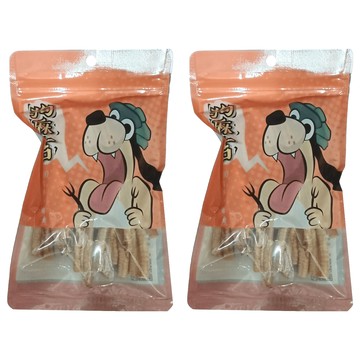 狗麻吉 寵物零食  2包  鴨氣管  50g