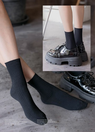 奶茶色系小短襪