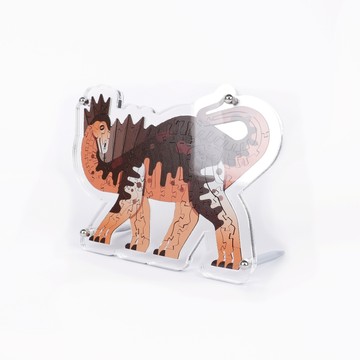 海裡魚50pcs木質拼圖_白堊紀恐龍-棘龍