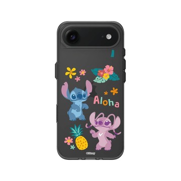 iPhone Air Clear (相機按鈕) 酷墨灰 - 迪士尼-史迪奇 Disney Stitch - 史迪奇 - 史迪奇與安琪
