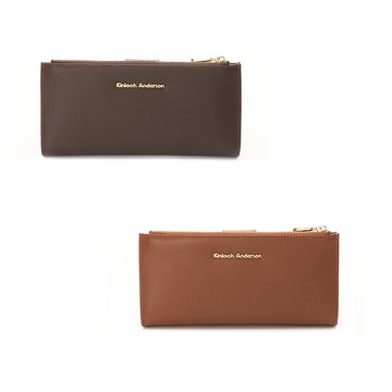 【金安德森】Velin 撞色單面扣長夾 兩色