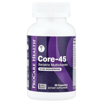 ProCare Health, Core-45, Bariatric Multivitamin, 90 Capsules