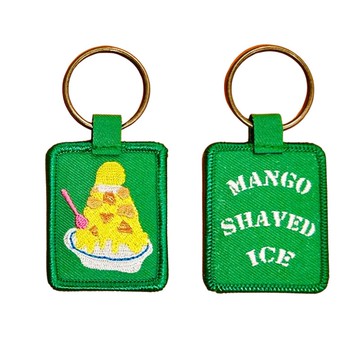 刺繡鑰匙圈 台灣ft. 芒果冰 | 全11款/提供同款100個起訂客製