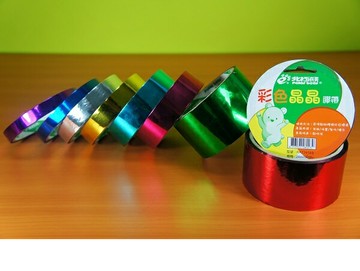 北極熊 RAT1218 大彩色晶晶膠帶 (12mm*18Y) (1捲入)【APP滿額下單4%點數(單一帳號最高1500點)】6/30止