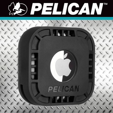 美國 Pelican 派力肯 AirTag 專用黏貼式固定座 - 黑